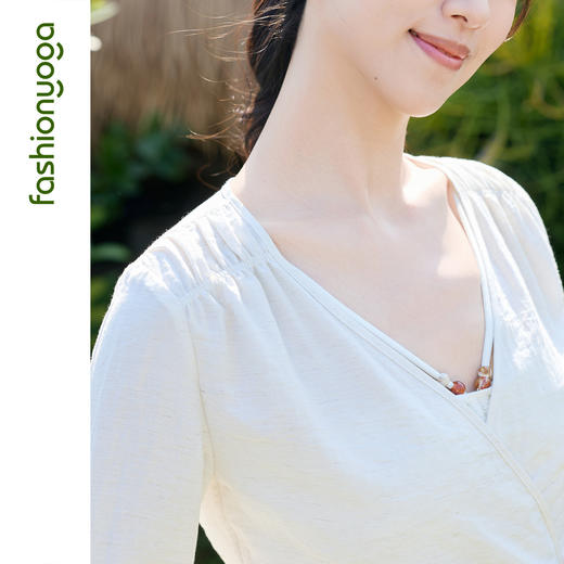 FM16319气质亚麻外搭长袖 商品图8