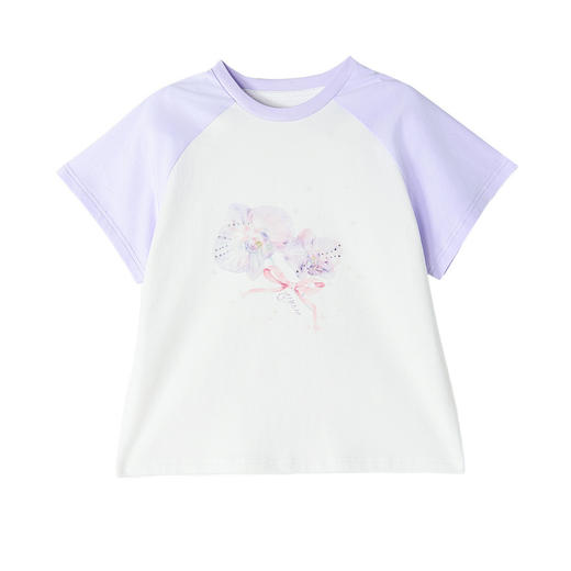 笛莎/Deesha 2026年夏季新款中童T恤撞色T恤 商品图4