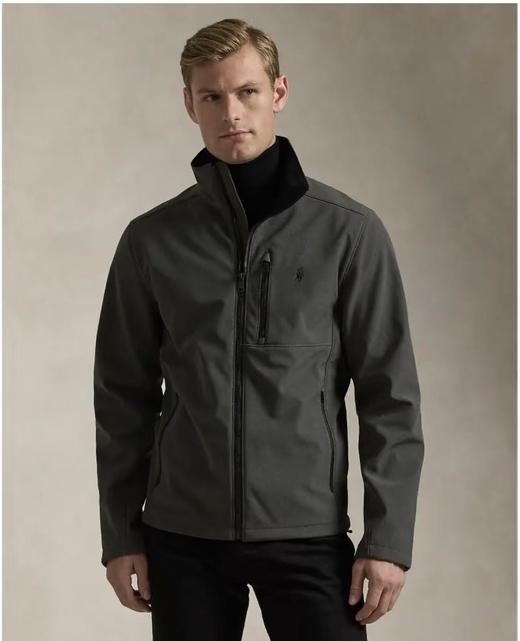 原料原产线尾货！拉夫家男士小马标时尚立领运动休闲拉链夹克外套，某猫售价2890元 商品图0