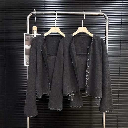 法式千金感小香风两件套 | 遮肉显瘦+百搭深花灰，一整套出门超省心 商品图3