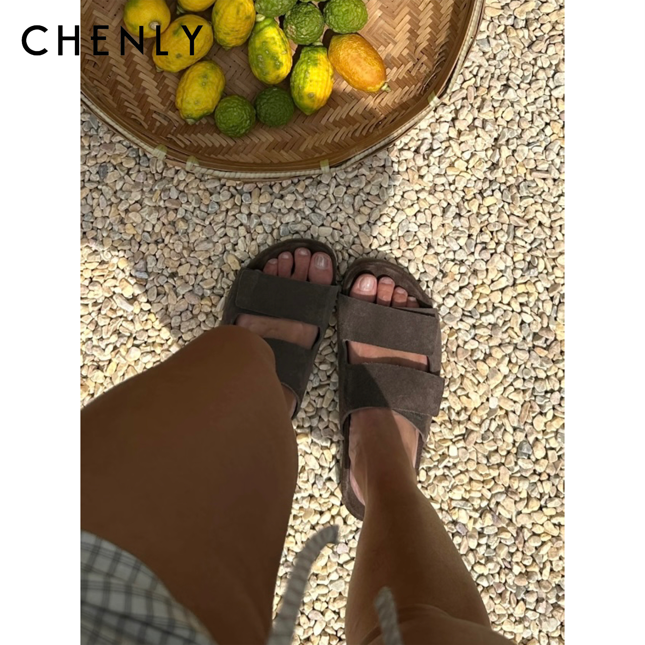 尘衣｜26SS双魔术贴勃肯拖鞋