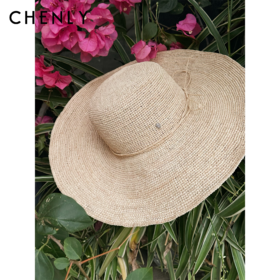 尘衣｜26SS原厂资料进口拉菲草编织大檐帽