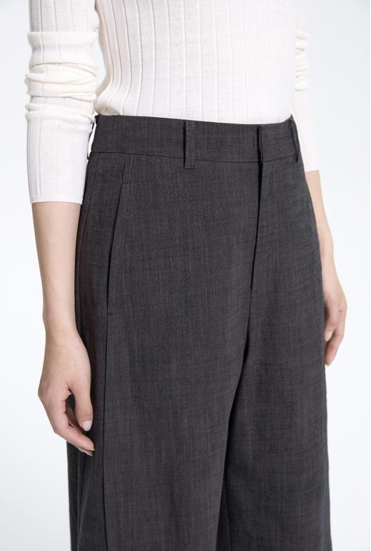 定制亚麻直筒裤 商品图1