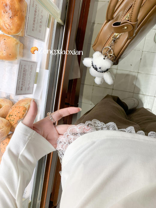 【110元任选2件】现货！ 韩系蕾丝边长袖 商品图13