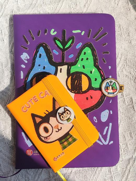 【新品现货】奇趣猫咪定制款空白笔记本 独秀书房定制款 周边 商品图7