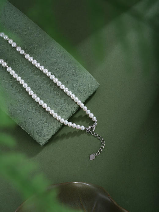 子佩集【岁岁苹安】珍珠惜王妃项链【XXXL022】绿玉髓苹果2602 商品图4