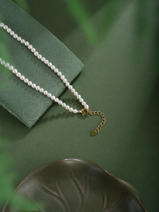 子佩集【‌璀璨韶光】珍珠惜王妃项链【XXXL023】绿玉髓椭圆双色2602 商品图5