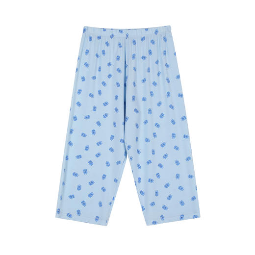 【奇趣怪兽莫代尔】舒雅童装男童短袖七分裤家居套装 95%莫代尔5%氨纶 3B/26377H 商品图6