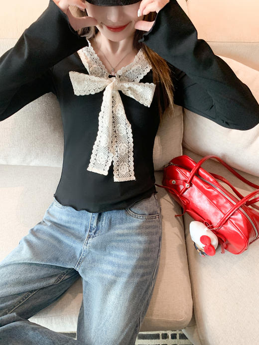 【110元任选2件】现货！韩系修身显瘦打底T恤上衣 商品图8