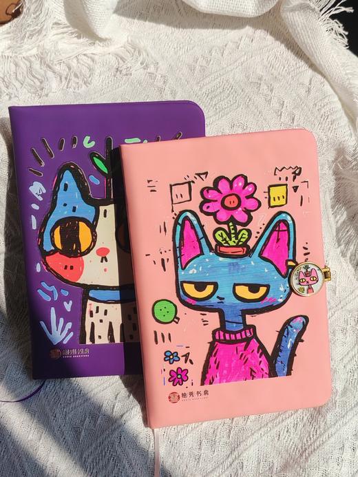 【新品现货】奇趣猫咪定制款空白笔记本 独秀书房定制款 周边 商品图8