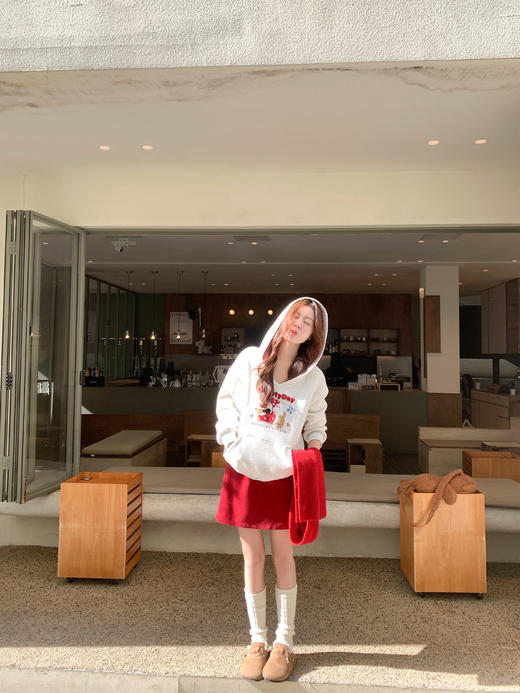 【110元任选2件】现货！红色圣诞过年半身裙子 商品图14