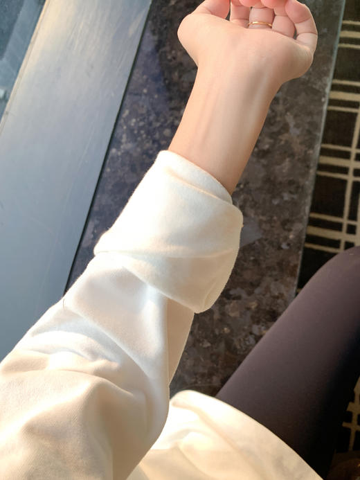 【110元任选2件】现货！韩系侧边开叉长袖t 商品图6