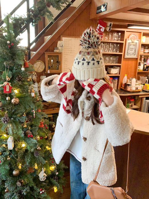 【110元任选2件】现货！韩系苹果印花加绒打底衫 商品图10