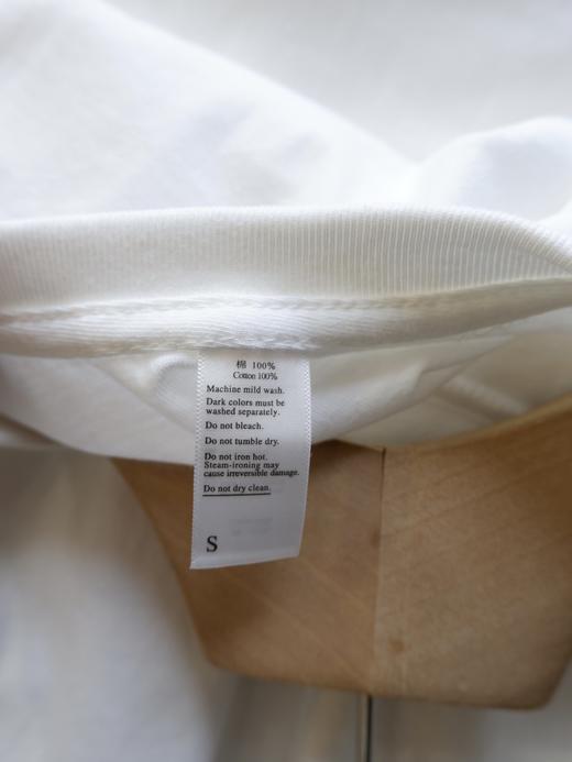 直发【升级版】更加柔顺的600克新疆长绒棉小白T 长袖T恤 商品图8