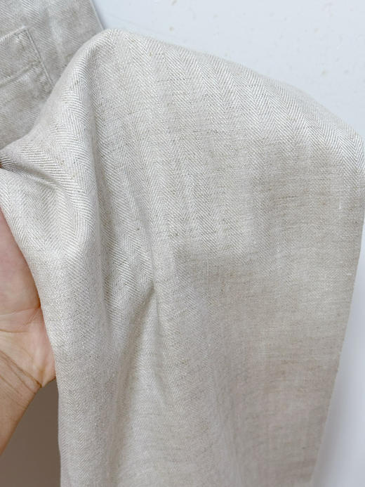 【秒杀价已调 直接拍】 讲究面料的高端低调品牌 BC女装 春夏新品 Brunello Cucinelli 棉麻宽松直筒休闲长裤 商品图7