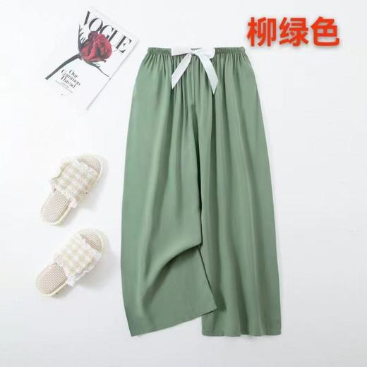 棉绸阔腿舒适透气居家外穿 商品图3