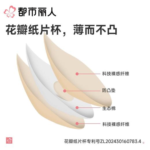 都市丽人内衣CD杯超薄文胸蕾丝内衣3/4杯内衣完美包容内衣四排四扣软钢圈YBC2J6 商品图6