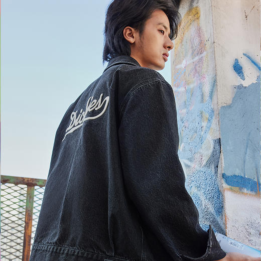 Dickies秋冬老爹风水洗牛仔外套底特律IKE机械师重磅夹克 DK0A87R4 商品图1