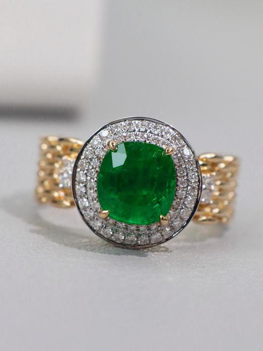 1.35ct祖母绿戒指 商品图3