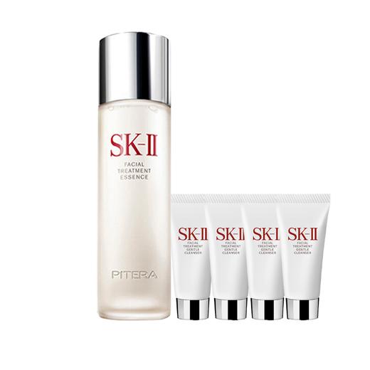 春日限定【抢先购·直邮仓发货】SK-II组合系列 神仙水230ml+洗面奶20g*4-YUAL 商品图0