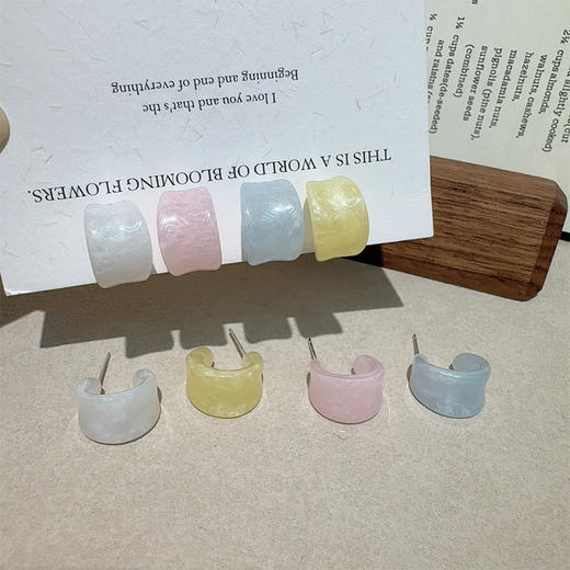 复古港风C形耳环百搭-纪念日百货门店同款169894054 商品图2