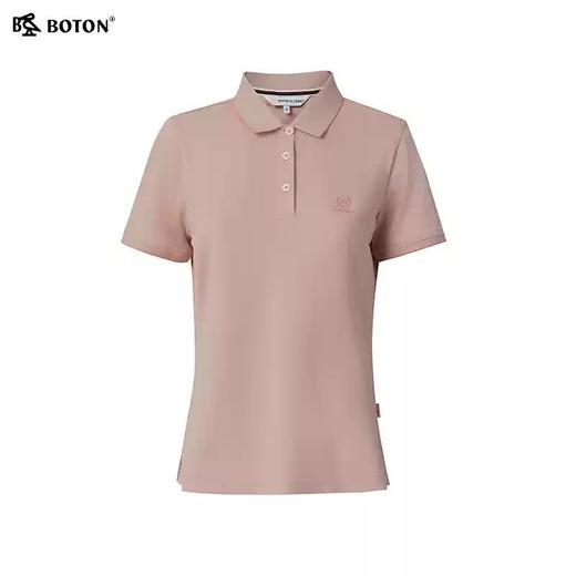 [7A抗菌]波顿夏季女士翻领纯色Polo短袖T恤，清爽利落穿出松弛有度LT326225 商品图5