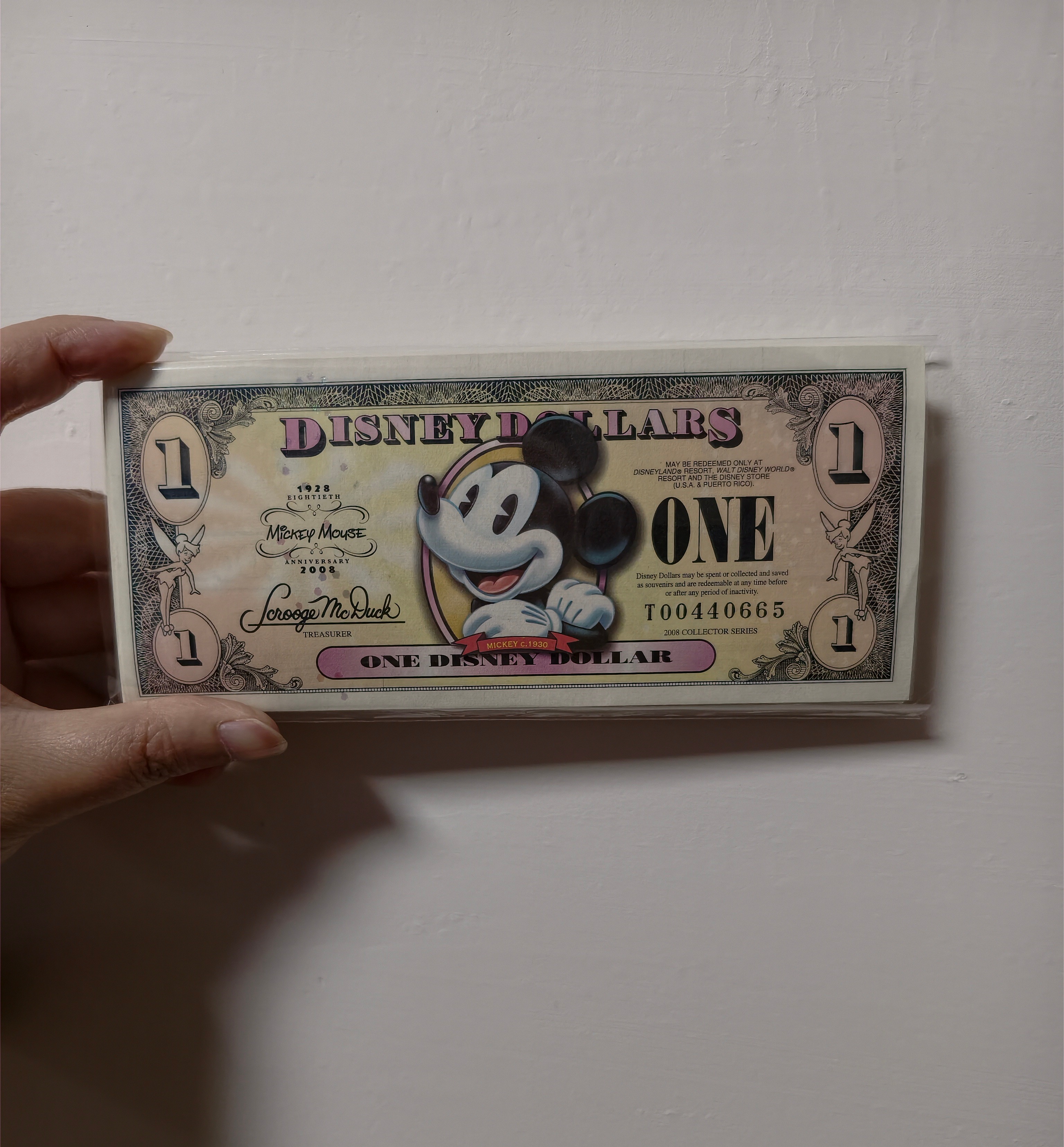 迪士尼美元钞