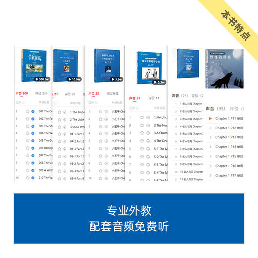 伊索寓言 童话故事 小王子 短篇小说 音标版 来川英文原著分级 双语阅读 中小学生必读书目 商品图1