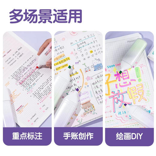 得力SK188/SK189香氛奇境香味荧光笔 商品图3