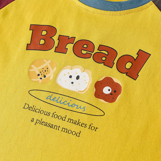 【100%棉针织插肩长袖T恤】棉花堂针织长袖T恤  10A抗菌   吸湿透气   舒适柔软  FA52085YX 商品图6