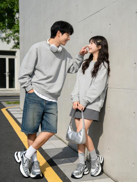 赵露思“GGCC”同款月落星河情侣厚底老爹鞋 商品图1