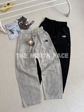 北面UE男款针织弯刀廓形牛仔休闲裤