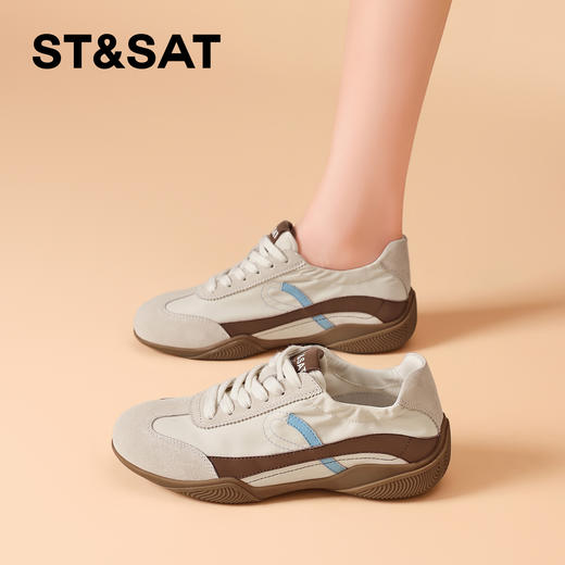 星期六26春新款休闲百搭厚底德训鞋SSE1112E0J 商品图3