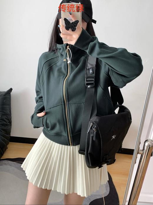 点此购买 LULU露露最经典的Scuba系列女士全拉链连帽卫衣 ssy 341927 商品图12