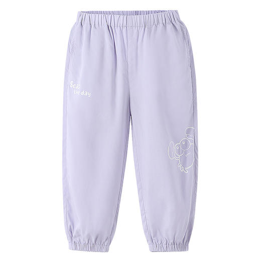 【实体店同款】男女童全腰梭织长裤夏季新款安奈儿童装XM626195 商品图8