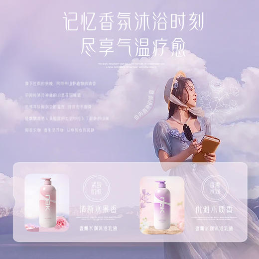 Nak香薰水润沐浴露除螨72h+留香免费升级900g 商品图2