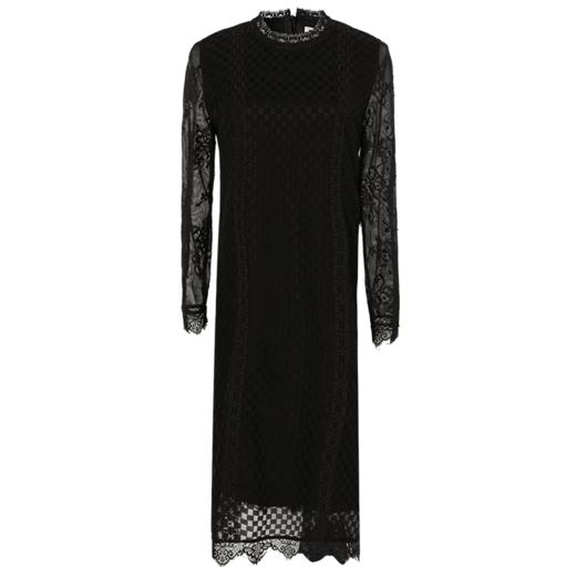 剩S 米思阳钩花镂空蕾丝裙秋季新款小香风气质显瘦连衣裙 商品图4