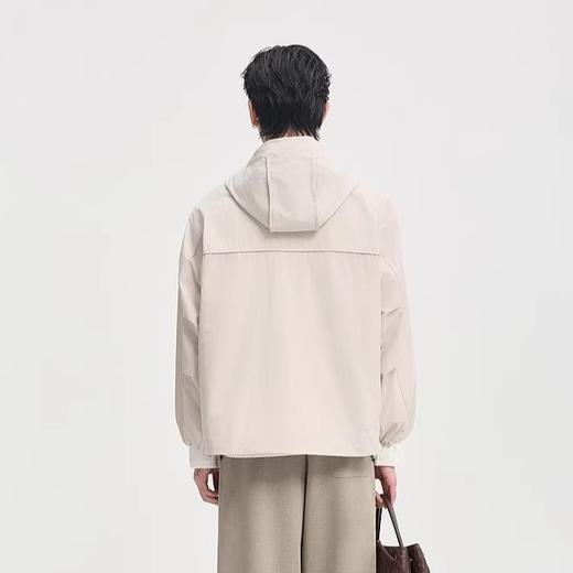 写素 宽松休闲连帽夹克外套 商品图1