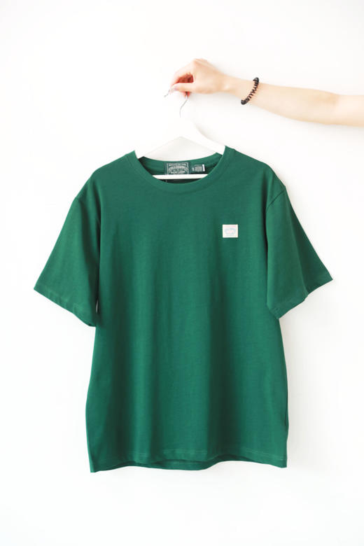 小方标基础tee，大货出口！！！亲肤全棉圆领复古纯色半袖E031168 商品图10