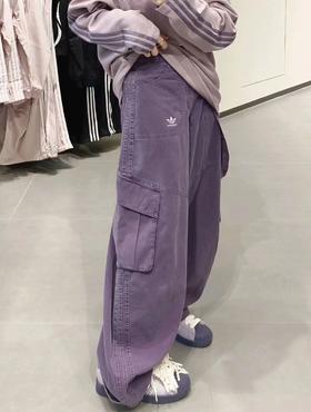 时髦精工装背带神裤显腿长水洗垂感牛仔嬉皮裤