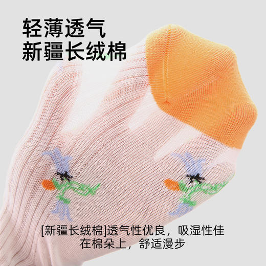 【云优选】Renaissance春夏季新款绿色菱格中筒袜薄款少女学院风网眼袜子女，6双更优惠，超绝设计❗好看到爆 商品图3