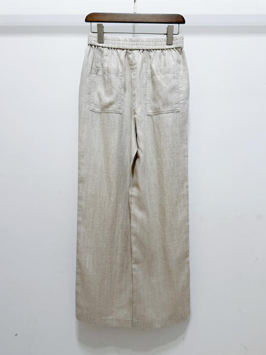 【秒杀价已调 直接拍】 讲究面料的高端低调品牌 BC女装 春夏新品 Brunello Cucinelli 棉麻宽松直筒休闲长裤 商品图5