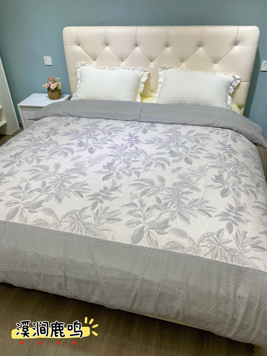 5折秒杀~松植屋100%精梳全棉高密被套甄选新疆长绒棉200*230被罩 商品图7