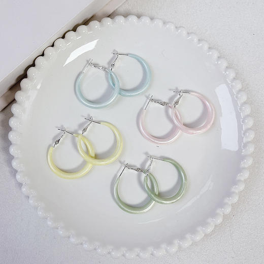 轻奢高级感大圈圈 耳圈漂亮耳饰（32mm）-纪念日百货门店同款169698803 商品图4