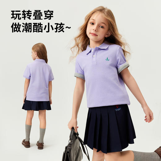【120-165】【纳维凯尔】Navigare意大利小帆船男女童短袖polo衫 商品图8