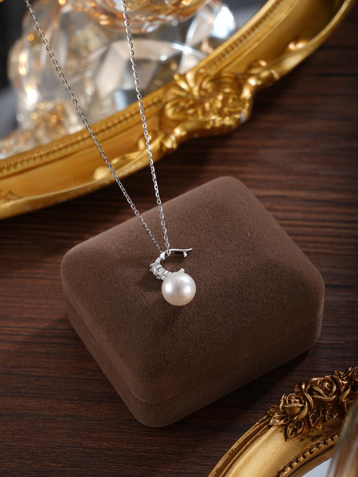 子佩集【圆满华年】银S925珍珠惜王妃吊坠【P2846】双色吊坠可打开单环(不含链)2602 商品图4