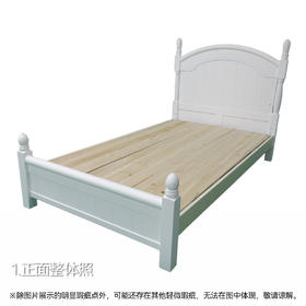 【OUTLET】单人床 N波士顿 水洗白