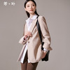 剩S/M/XL 芳外新款通勤外套时尚修身一粒扣西装女8T23CX1026 商品缩略图0