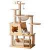 【宠物用品】-实木猫爬架猫窝一体猫咪爬架猫架子靠墙小户型不占地多功能组合 商品缩略图4
