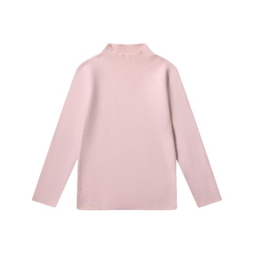 littletime儿童半高领长袖无缝毛衣百搭保暖针织衫多色针织上衣 商品图4